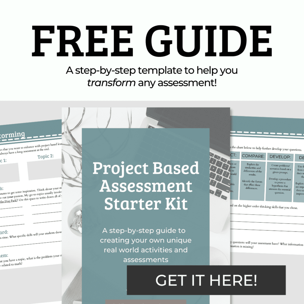 project based assessment starter kit