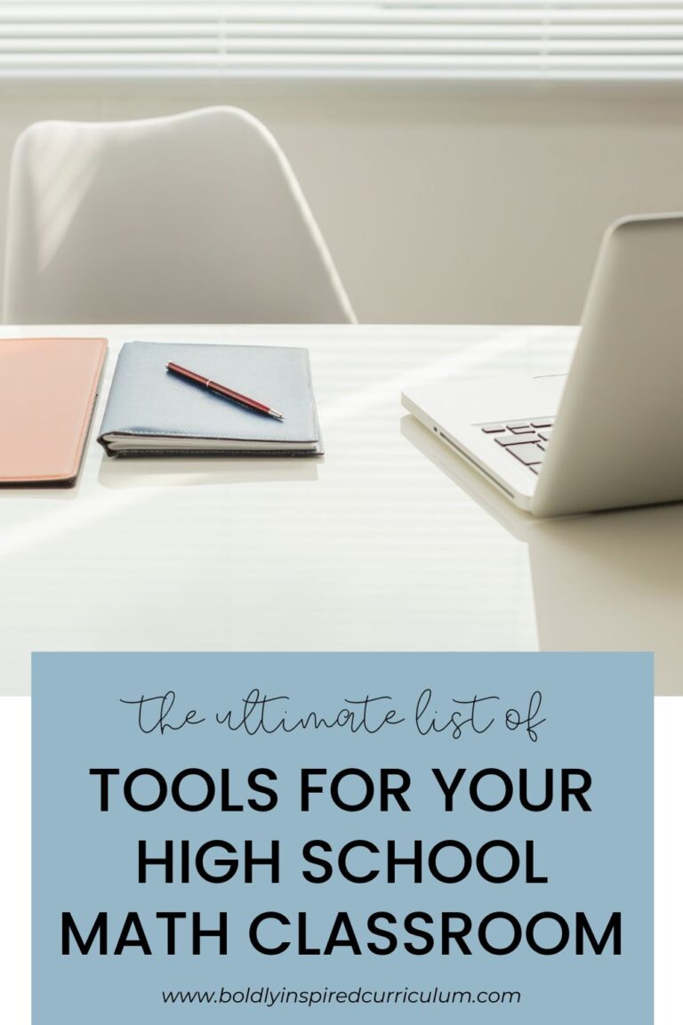 Ultimate List of Math Classroom Supplies for High School