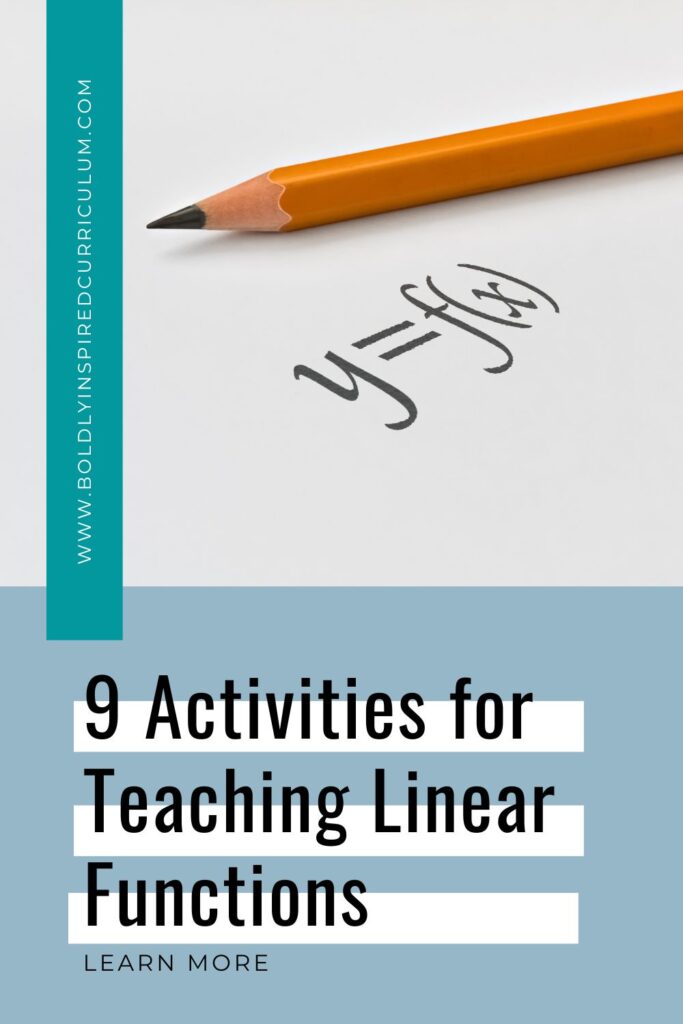 9 lesson plans and activities for graphing linear equations