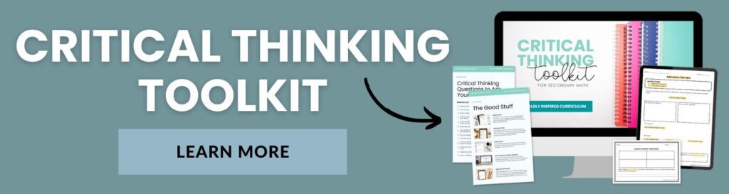 critical thinking toolkit. click to learn more