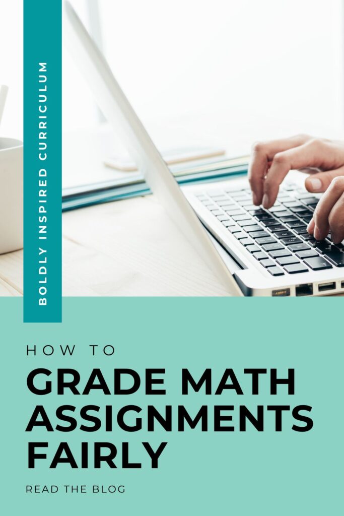 how to grade math assignments fairly