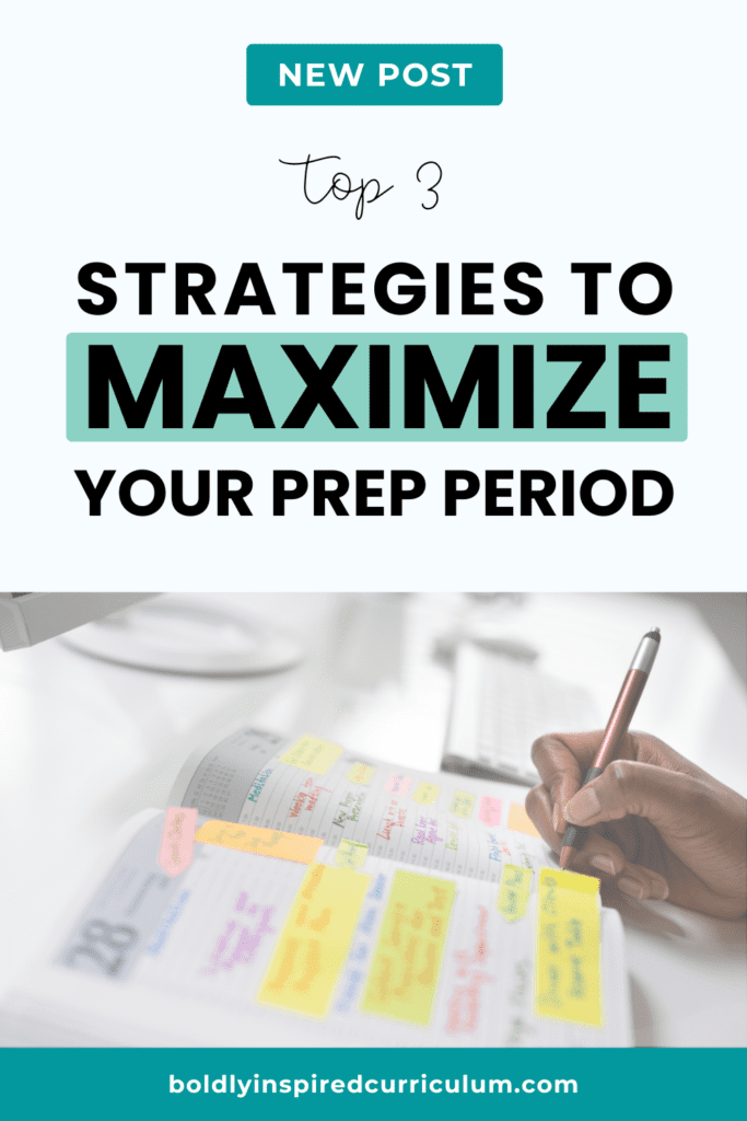 promo image for maximizing your teacher planning period blog post