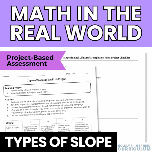Types of Slope in Real Life Project