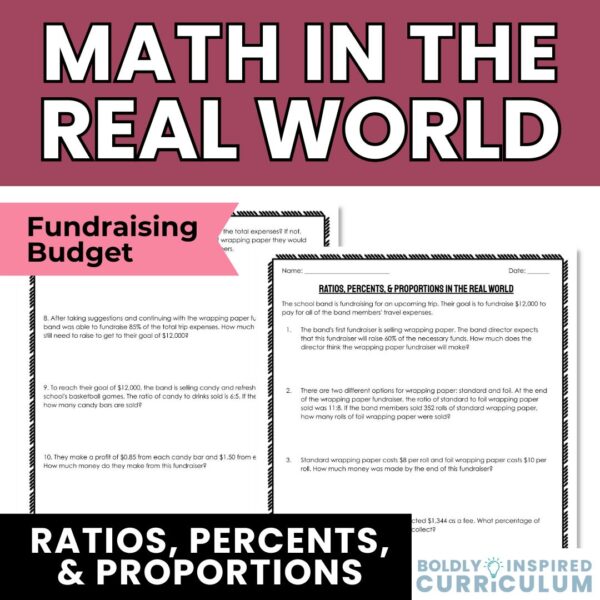Ratios, Proportions, and Percents Word Problems
