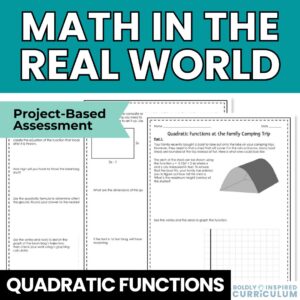Solving Quadratic Equations Real World Application