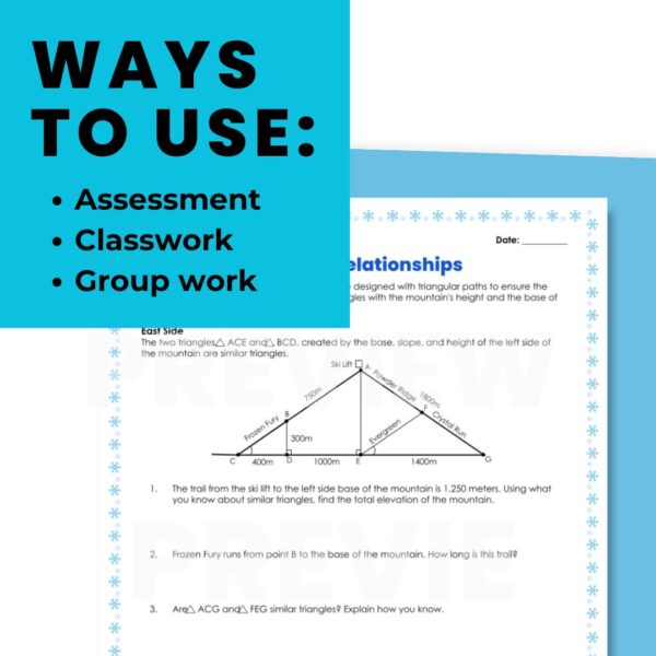 Angle Relationships and Triangles Real World Application - Image 4
