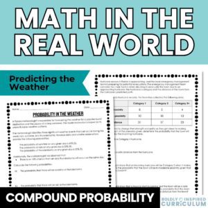 Compound Probability Real World Applications - Predicting the Weather
