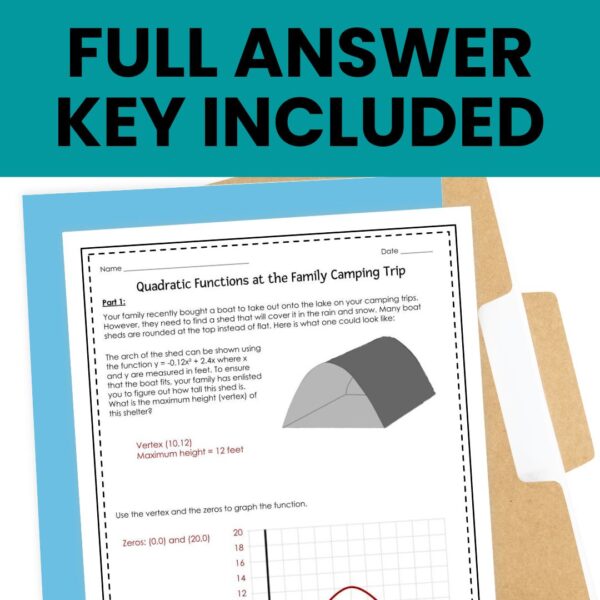 Solving Quadratic Equations Real World Application - Image 4