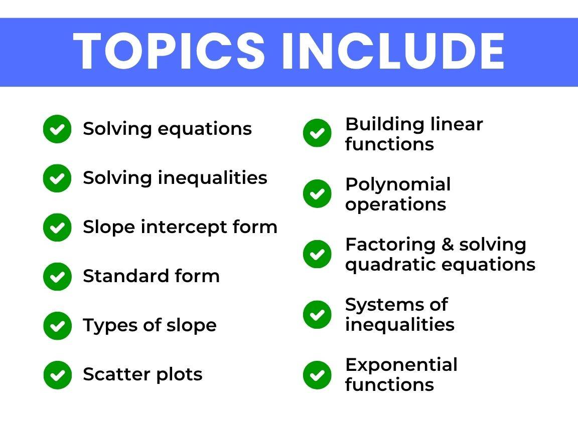 Algebra 1 Projects & Word Problems Bundle - Image 6