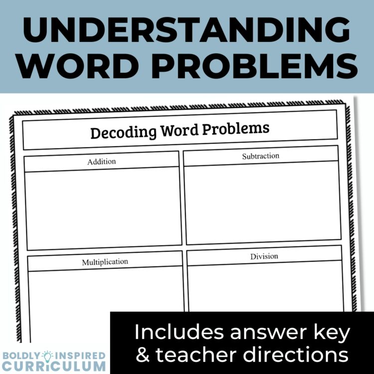 Solving Word Problems Notes