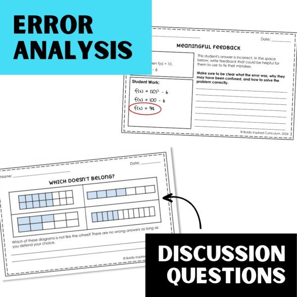 Functions Exit Tickets for 8th Grade Math - Identifying and Evaluating ...