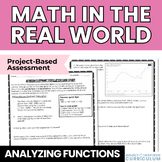Algebra 2 End of Year Math Project for Analyzing Graphs of Polynomial Functions