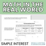 Simple Interest Word Problems