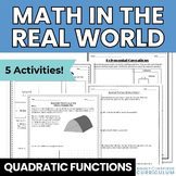 End of Year Math Activities for Algebra 1 & 2 | Solving Quadratic Equations