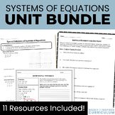 Systems of Equations Unit Bundle for Algebra 1