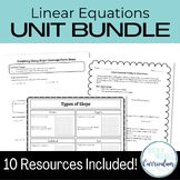 Writing and Graphing Linear Equations Activity Bundle