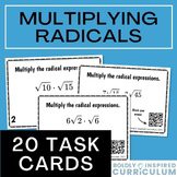 Multiplying Radicals Task Cards - Self-Checking Activity