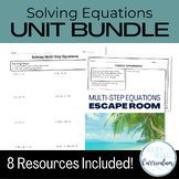 Solving Multi-Step Equations Activity Bundle for Algebra 1