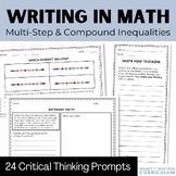 Solving Multi-Step and Compound Inequalities Warm Ups and Exit Tickets