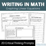 Writing and Graphing Linear Equations Exit Tickets - 20 Algebra 1 Warm Ups