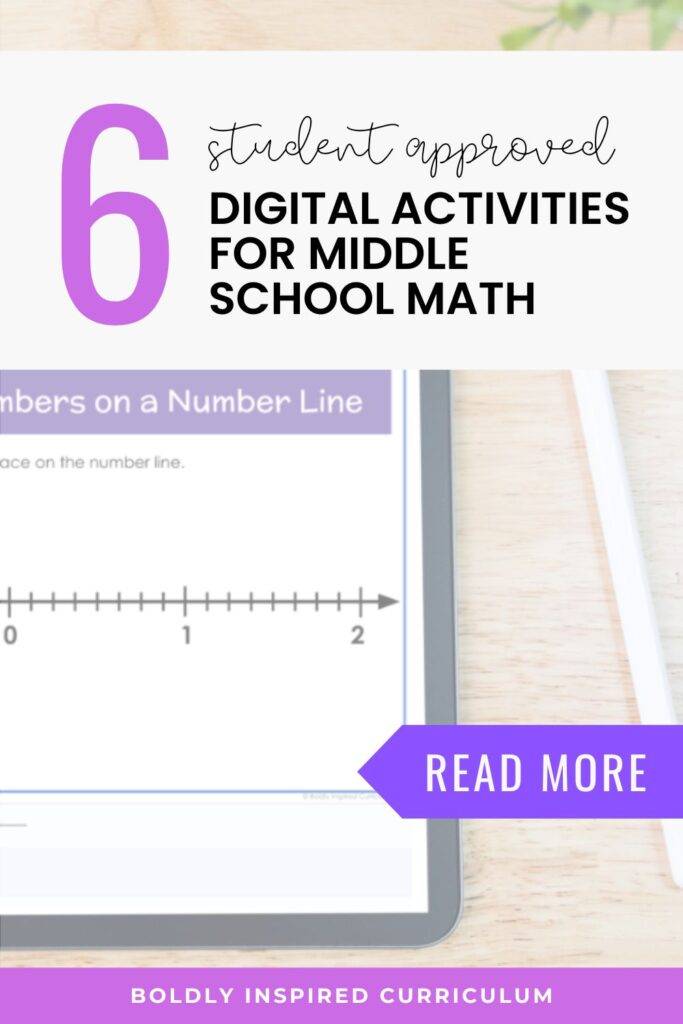 pin image for 6 student approved digital activities for middle school math blog post