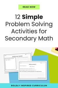 Problem Solvers Math Curriculum 12 Math Problem Solving Activities That Build Critical Thinking Skills